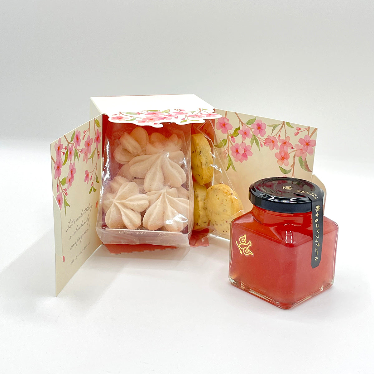 <季節限定>「桜のジュレ」と桜のお菓子セット